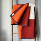 Wool Only Plaid Blanket made from Norwegian Wool