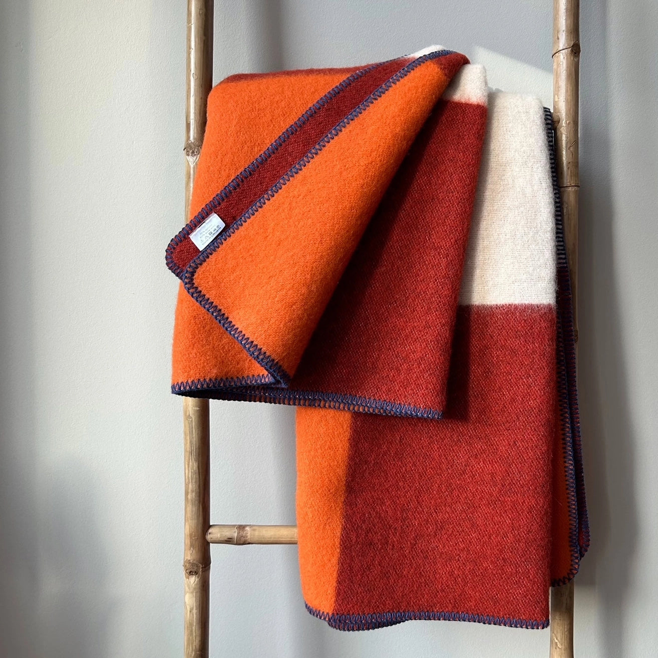 Wool Only Plaid Blanket made from Norwegian Wool