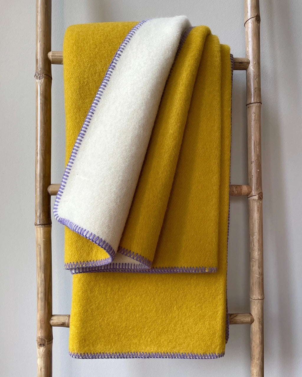 Wool Only Plaid Blanket made from Norwegian Wool