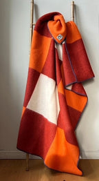 Wool Only Plaid Blanket made from Norwegian Wool